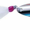 Acme Kastmaster 2oz Chrome/Neon Blue Single Bucktail Hook - SW131-CHNB