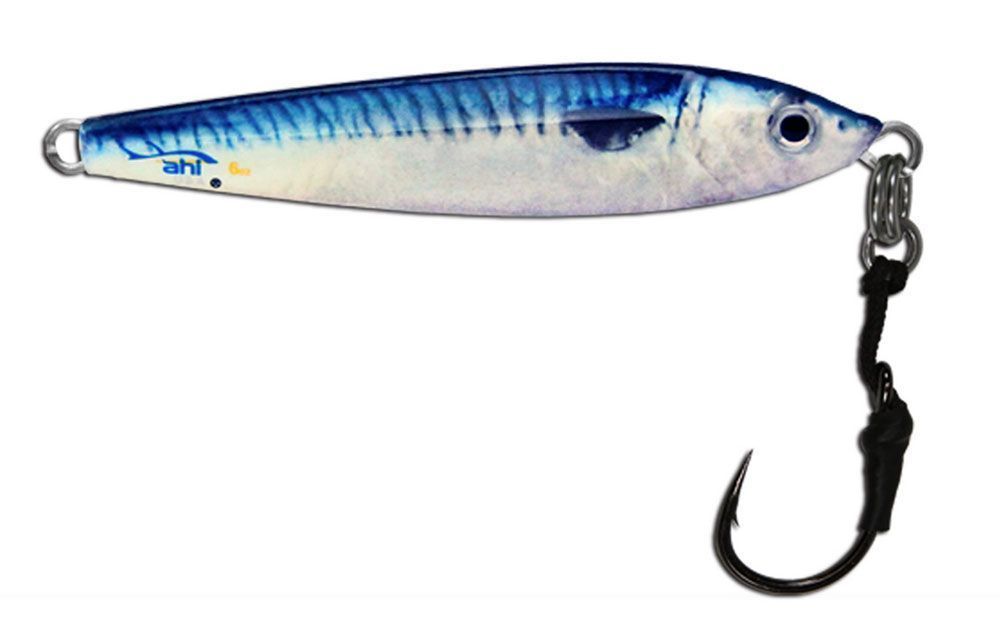 Ahi USA Live Deception Assist Jig - 6oz - Blue Mackerel