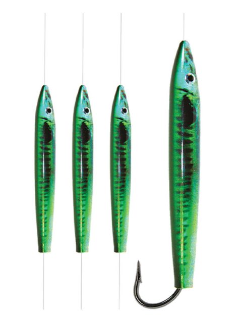 Ahi USA Live Deception Daisy Chain Cedar Plug - Green Mackerel