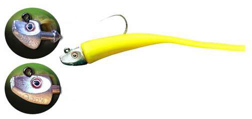 Al Gags EEL12 Whip-It Eel Lure 6in 01 Black