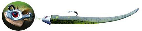 Al Gags EEL14 Whip-It Eel Lure 4in 06 Pink Silver - EEL14 06 Pink Silver