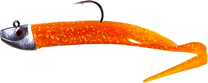 Al Gags Whip-It Eel - Sunset Hologram - 10in - 2oz - 8/0 Hook - EEL2-45