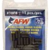 American Fishing Wire #10F8 Double Barrel Sleeves Black 15pc - J10F8B-A