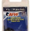 American Fishing Wire #1L Single Barrel Sleeves Black 36pc - J01LB-A