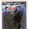 American Fishing Wire #7 Single Barrel Sleeves Black 100pc - J07B-B