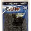 American Fishing Wire #7F8 Double Barrel Sleeves Black 100pc - J07F8B-B