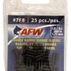 American Fishing Wire #7F8 Double Barrel Sleeves Black 25pc - J07F8B-A