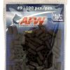 American Fishing Wire #9 Single Barrel Sleeves Black 100pc - J09B-B