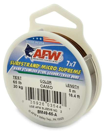 American Fishing Wire Surfstrand Micro Supreme Wire Camo - BM4965-A