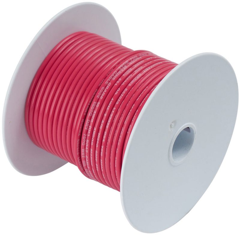 Ancor 1 AWG Tinned Copper Wire Battery Cable - Red - 50 ft.