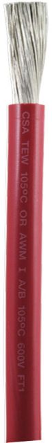 Ancor 1/0 AWG Tinned Copper Wire Battery Cable - Red - 100 ft.