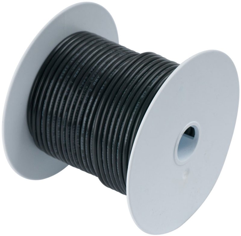 Ancor 10 AWG Tinned Copper Wire Primary Cable - Black - 25 ft.