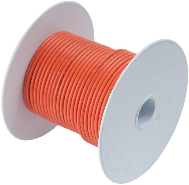 Ancor 10 AWG Tinned Copper Wire Primary Cable - Orange - 100 ft.