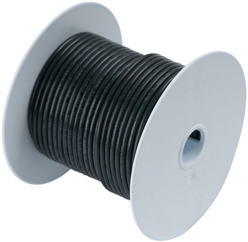 Ancor 12 AWG Tinned Copper Wire Primary Cable - Black - 250 ft.