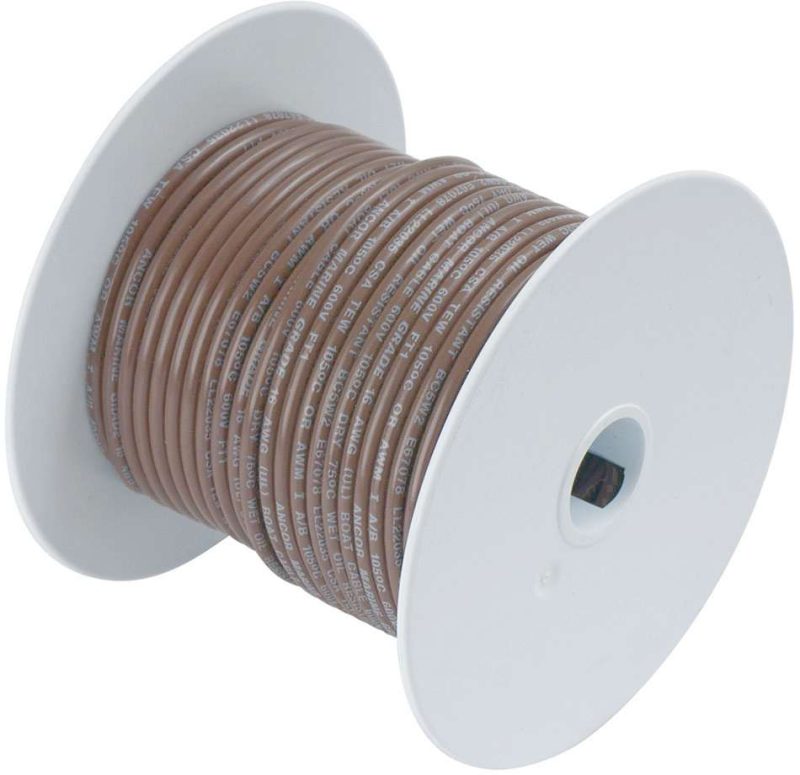 Ancor 12 AWG Tinned Copper Wire Primary Cable - Tan - 100 ft.