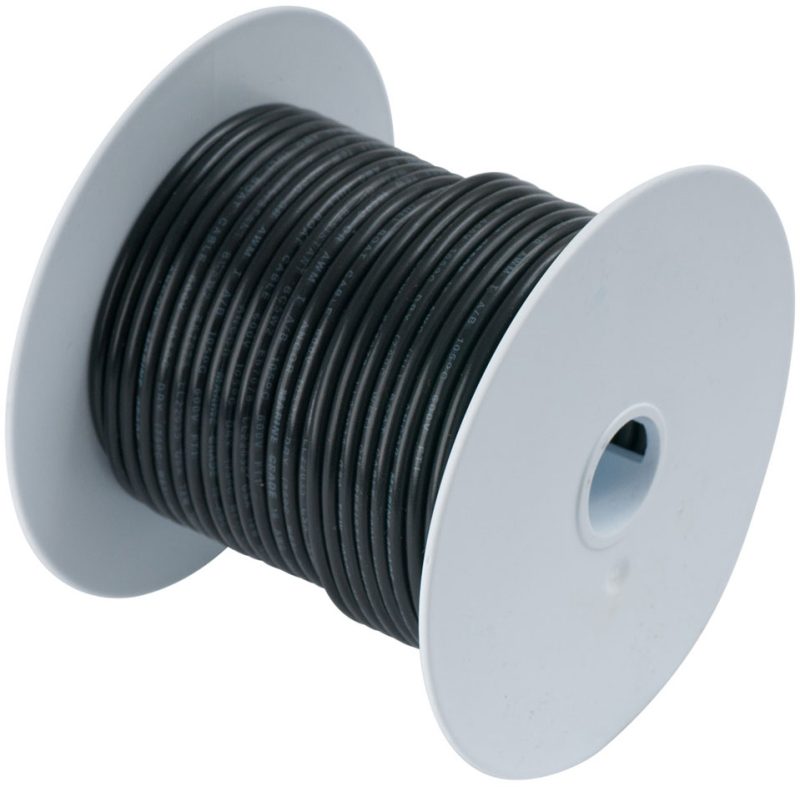 Ancor 16 AWG Tinned Copper Wire Primary Cable - Black - 1,000 ft.