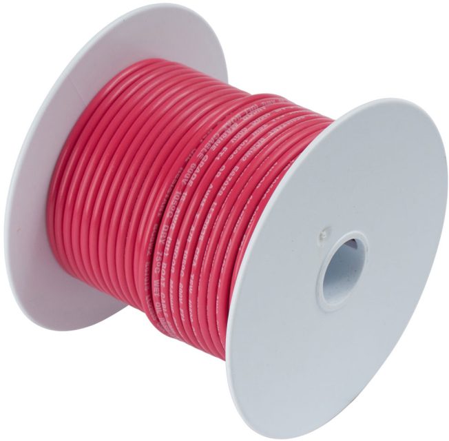 Ancor 18 AWG Tinned Copper Wire Primary Cable - Red - 100 ft.