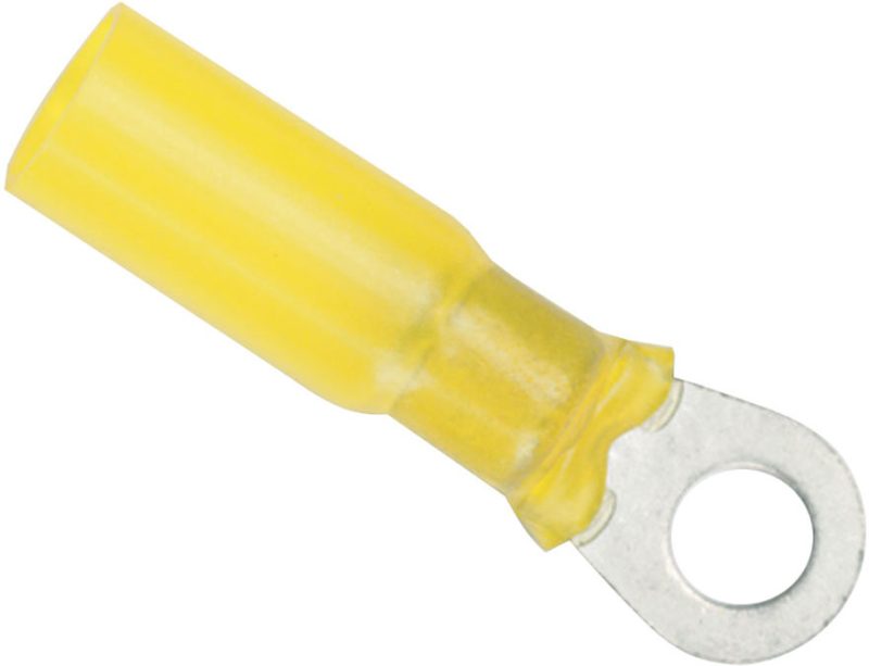 Ancor Heat Shrink Ring Terminal - 12-10 AWG - 1/4" - 100 Pack