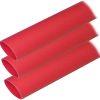 Ancor Heat Shrink Tubing (ALT) - 1" x 12" - 3 Pack - Red