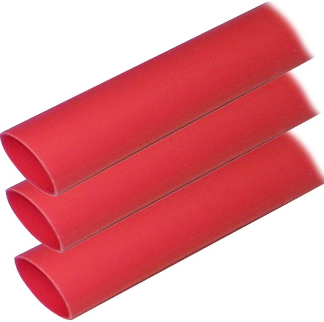 Ancor Heat Shrink Tubing (ALT) - 1" x 12" - 3 Pack - Red