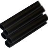 Ancor Heat Shrink Tubing (ALT) - 1/2" x 12" - 5 Pack - Black