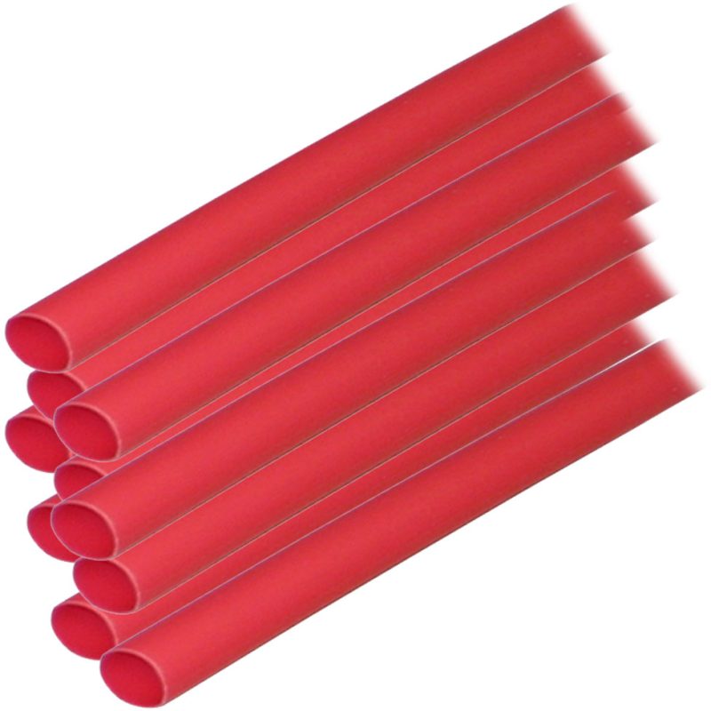 Ancor Heat Shrink Tubing (ALT) - 1/4" x 12" - 10 Pack - Red