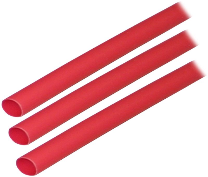 Ancor Heat Shrink Tubing (ALT) - 1/4" x 3" - 3 Pack - Red