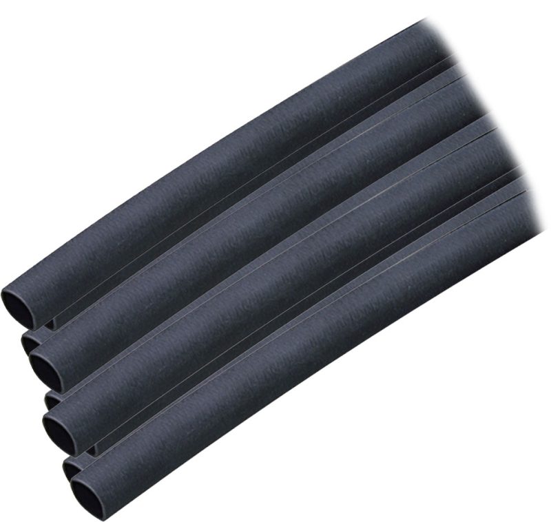Ancor Heat Shrink Tubing (ALT) - 1/4" x 6" - 10 Pack - Black