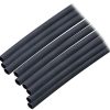 Ancor Heat Shrink Tubing (ALT) - 3/16" x 12" - 10 Pack - Black