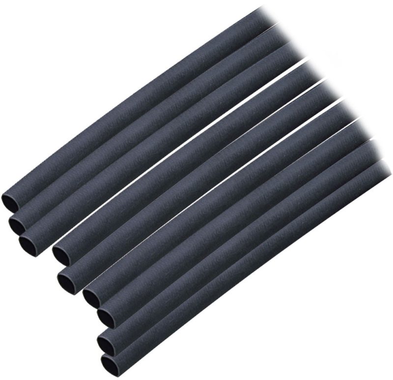 Ancor Heat Shrink Tubing (ALT) - 3/16" x 6" - 10 Pack - Black