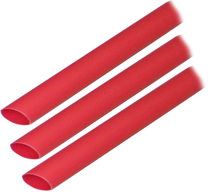 Ancor Heat Shrink Tubing (ALT) - 3/8" x 3" - 3 Pack - Red