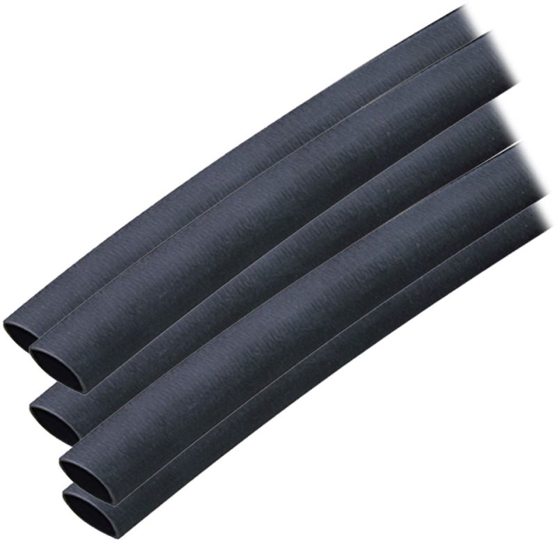 Ancor Heat Shrink Tubing (ALT) - 3/8" x 6" - 5 Pack - Black