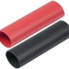 Ancor Heavy Wall Heat Shrink Tubing - 3/4" x 3" - 2 Pack - Black/Red