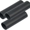 Ancor Heavy Wall Heat Shrink Tubing - 3/4" x 6" - 3 Pack - Black