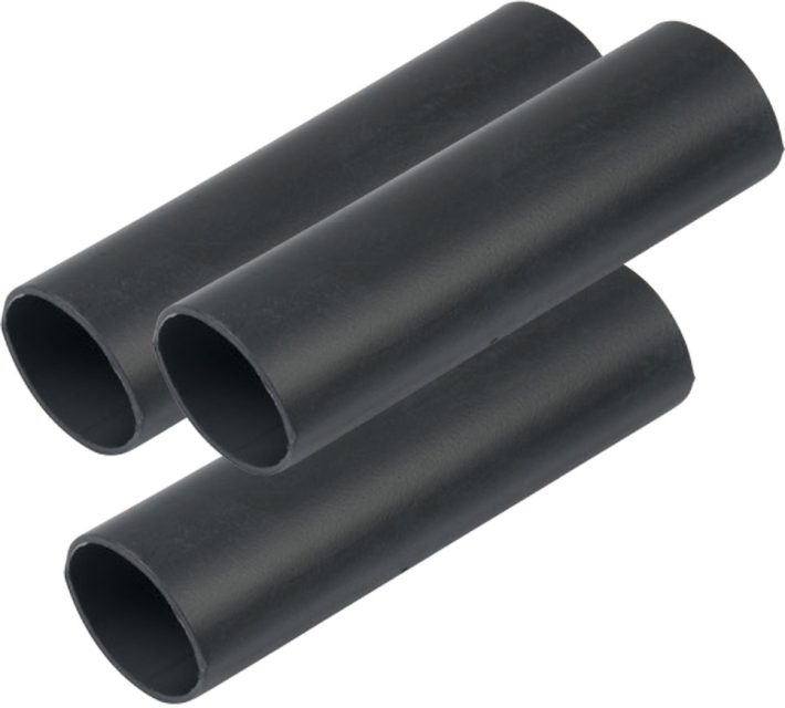 Ancor Heavy Wall Heat Shrink Tubing - 3/4" x 6" - 3 Pack - Black