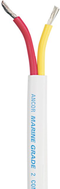Ancor Safety Duplex Cable - Flat - Red/Yellow - 12/2 AWG - 100'