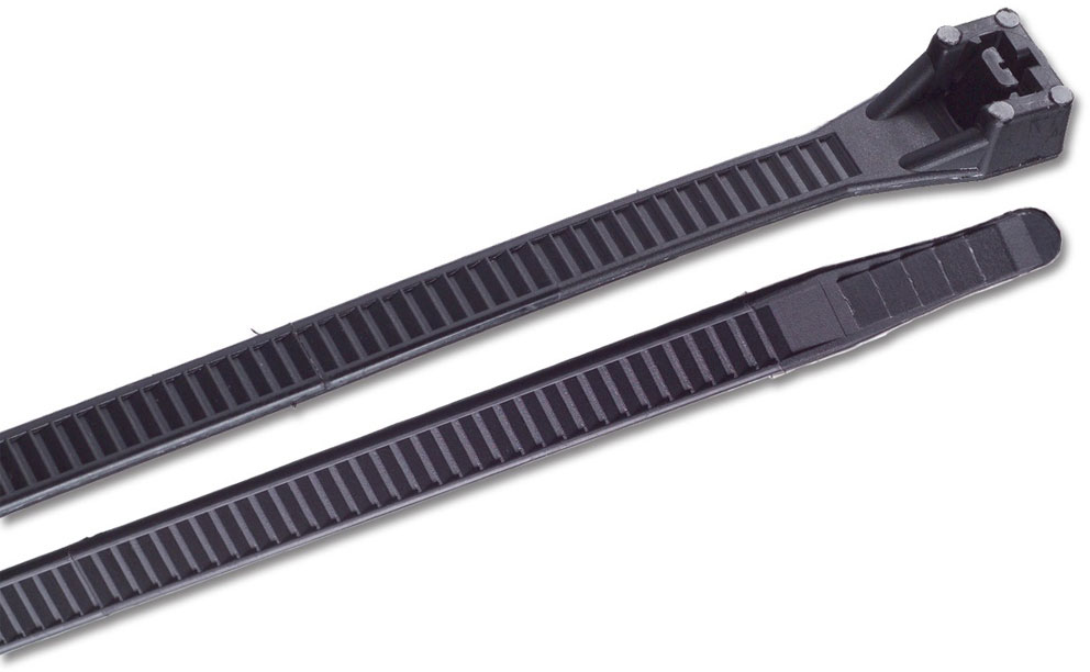 Ancor UV Black Heavy Duty Cable Zip Ties - 17" - 10 pack