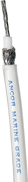 Ancor White RG 213 Tinned Coaxial Cable - 250'