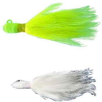 Andrus AJC2 2oz Bucktail Jetty Caster Lure AJCW2 White - AJC2 AJCW2 White