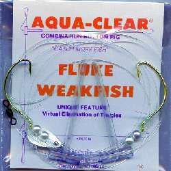 Aqua-Clear Flounder/Weakfish High/Low Rig - FW-1PS