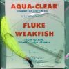 Aqua-Clear Flounder/Weakfish Single Leader Rig - FW-4AC