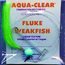 Aqua-Clear Flounder/Weakfish Single Leader Rig - FW-4GFGH