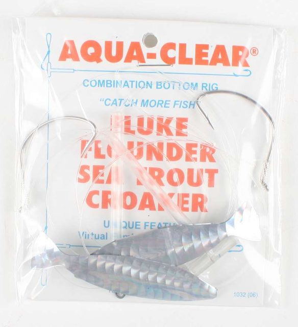 Aqua Clear Fluke/Flounder/Trout/Croaker High Low Rig