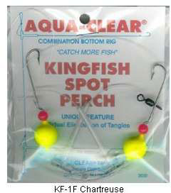 Aqua-Clear Kingfish Spot Perch Rigs KF-1FO Orange