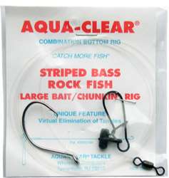 Aqua-Clear Striped Bass Large Bait/Chunking Rig - ST-7CFF