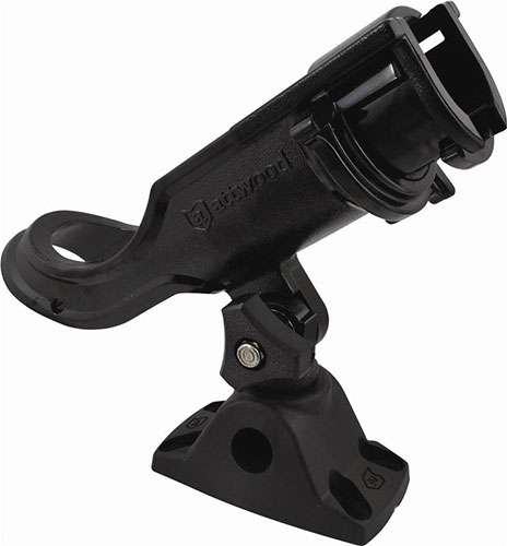 Attwood 5009 Heavy Duty Rod Holder w/ Combo Mount - Black