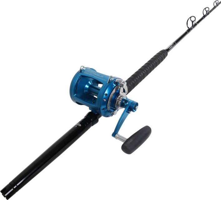 Avet EXW 50/2 Blue / TackleDirect Platinum Hook Standup Combo - TDPS645080WTSIN / EXW 50/2 B