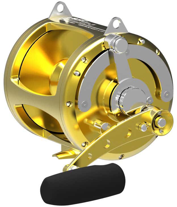 Avet EXW 80/2 Two-Speed Lever Drag Big Game Reel Gold