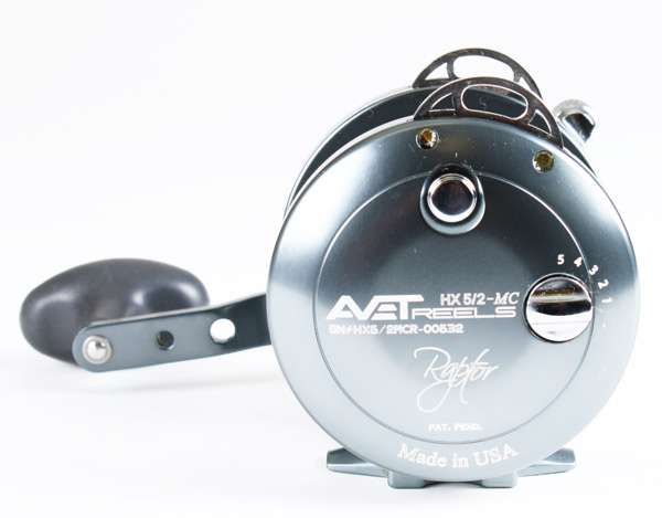 Avet HX 5/2 MC Raptor Two-Speed Lever Drag Casting Reel Gunmetal