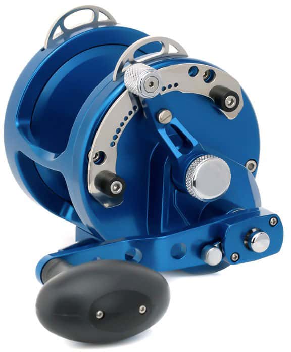 Avet HX 5/2 MC Raptor Two-Speed Lever Drag Casting Reels Blue - HX 5/2 MC Raptor Blue